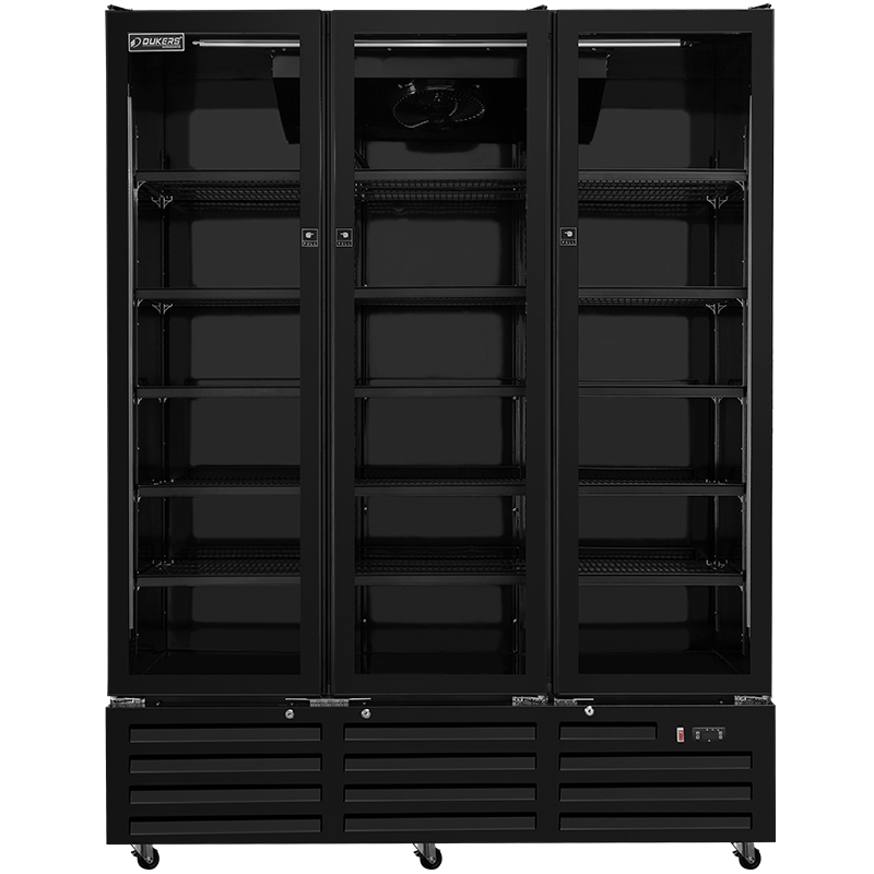 Armario expositor para bebidas con 3 puertas de vidrio